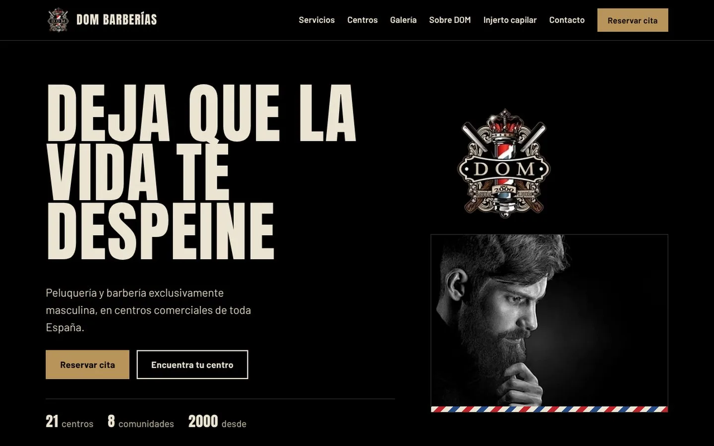 Inicio de la web de la cadena